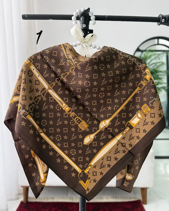 روسری ابریشم توییل 4909