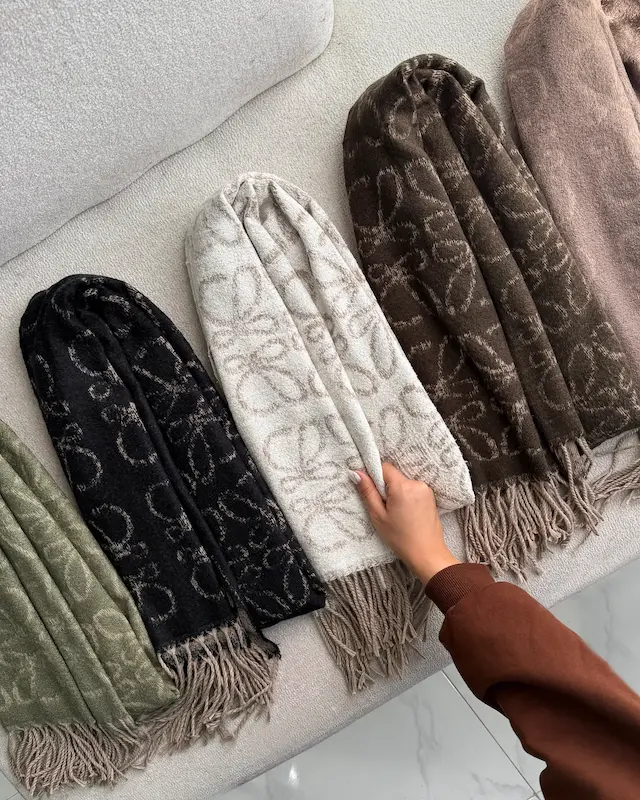 شال موهر حوله ای دورو مارک 4925