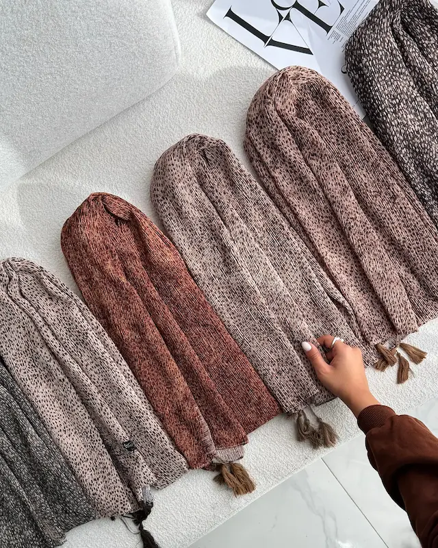 شال برشکا سیا اسکارف 4988 