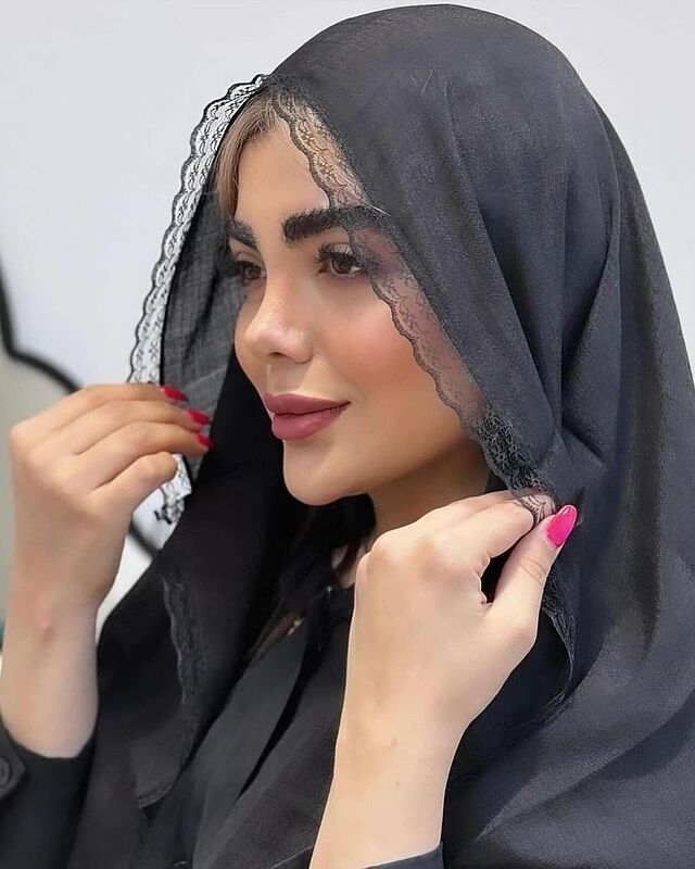 شال گیپوری مشکی 3708