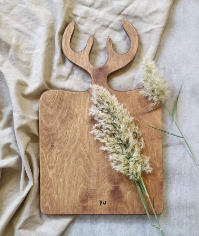 تخته سرو شاخ گوزنی مربع سایز بزرگ