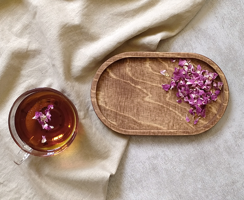 سینی تک نفره بیضی