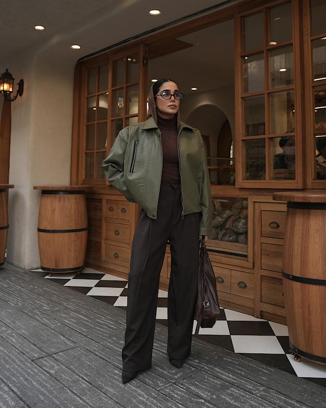 YOLO olive jacket