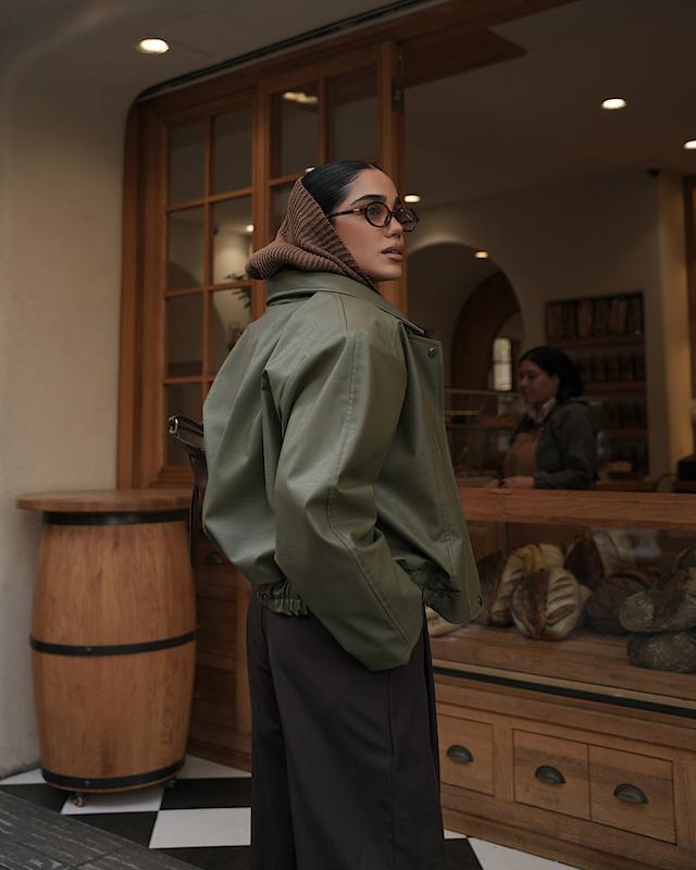 YOLO olive jacket