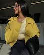 YOLO mustard jacket