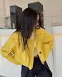 YOLO mustard jacket
