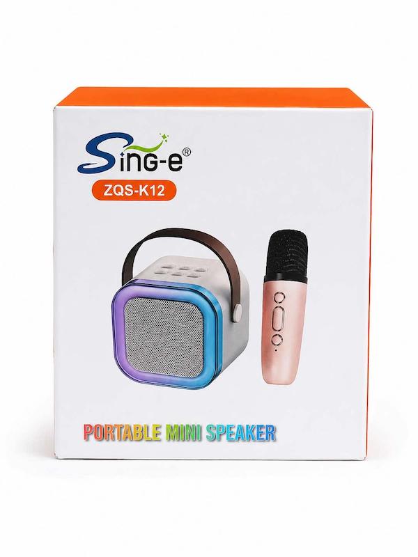 اسپیکر بلوتوثی قابل حمل Sing-e مدل ZQS-K12 همراه میکروفون