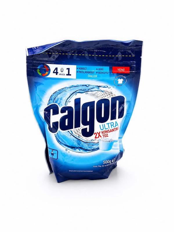 پودر جرم‌گیر و رسوب‌زدای calgon