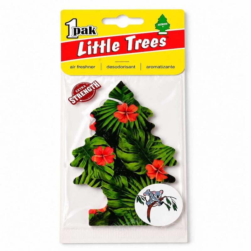 خوشبوکننده آویز Little Trees مدل Tropical (طرح کوالا و جنگل)