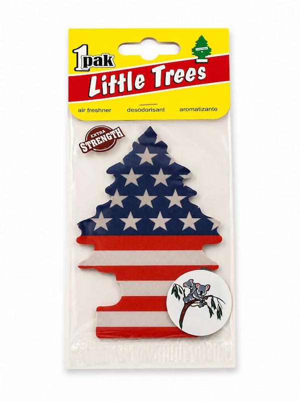 خوشبوکننده آویز Little Trees طرح پرچم آمریکا (US Flag)