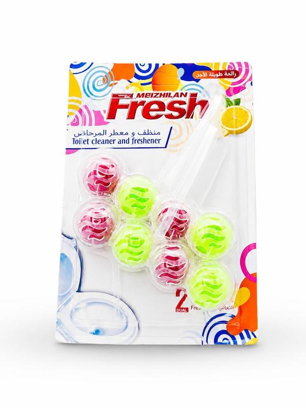 خوشبو کننده توالت فرنگی FRESH مدل سبز بوگیر و‌ تمیز کننده سرویس بهداشتی