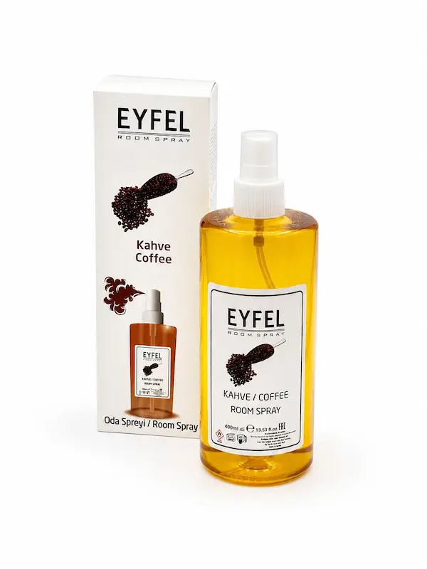 اسپری خوشبوکننده هوا ایفل EYFEL رایحه قهوه (Coffee) حجم 400 میلی‌لیتر
