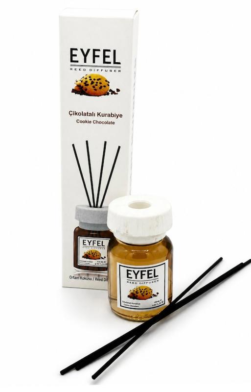 رید دیفیوزر (خوشبوکننده چوبی) Eyfel – رایحه Çikolatalı Kurabiye (Cookie Chocolate)