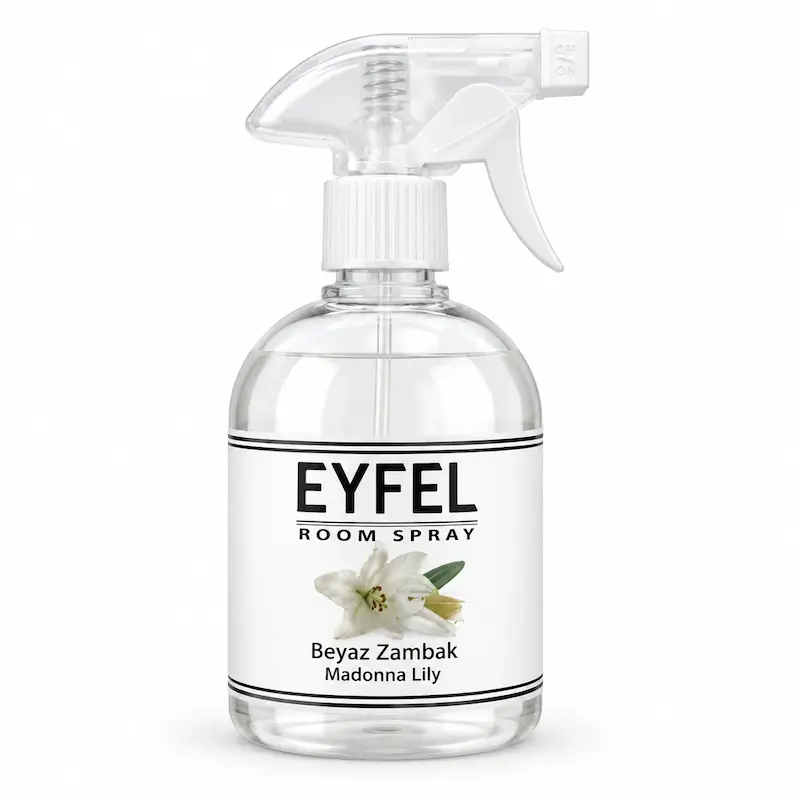 اسپری خوشبوکننده محیط ایفل (EYFEL) رایحه گل زنبق سفید (Madonna Lily / Beyaz Zambak)