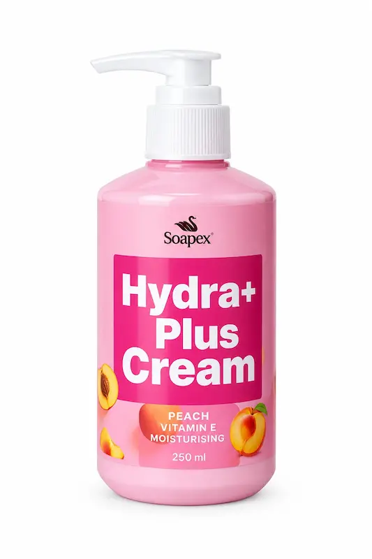 کرم آبرسان و مرطوب‌کننده دست و صورت سوپکس (Soapex) مدل Hydra+ Plus عصاره هلو و ویتامین E