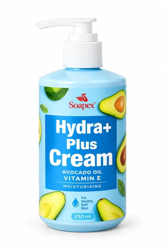 کرم آبرسان و مرطوب‌کننده دست و صورت سوپکس (Soapex) مدل Hydra+ Plus عصاره روغن آووکادو و ویتامین E