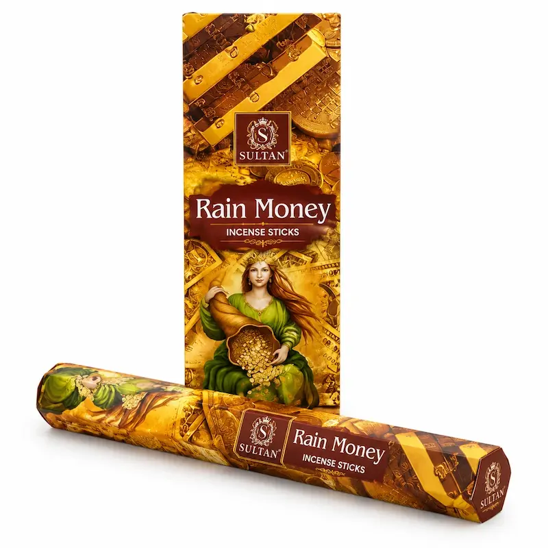 عود شاخه‌ای سلطان مدل Rain Money (رین مانی / باران پول)