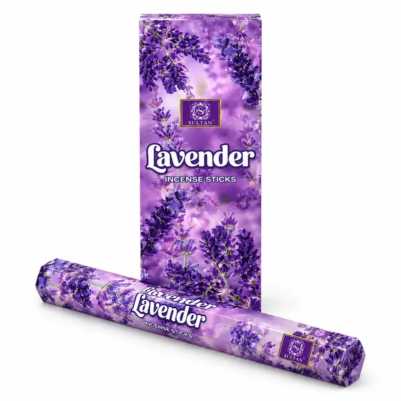 عود شاخه‌ای سلطان مدل Lavender (اسطوخودوس / لاوندر) 