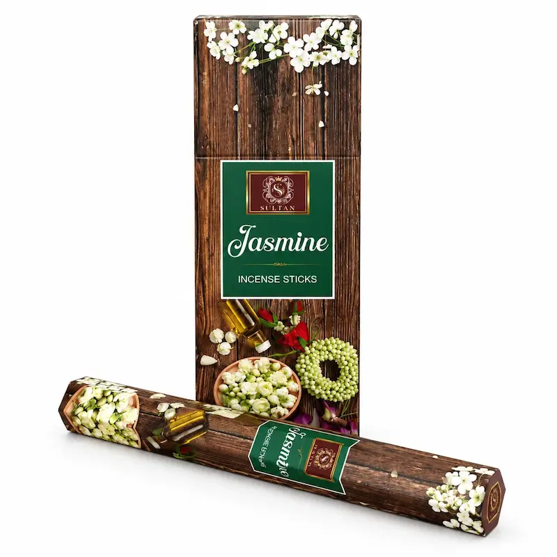 عود شاخه‌ای سلطان مدل Jasmine (گل یاس)