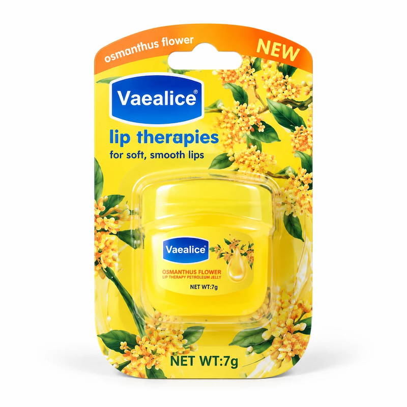 بالم و وازلین درمانی لب ویالیس مدل گل اسمانتوس (Vaealice Lip Therapies - Osmanthus Flower 7g)