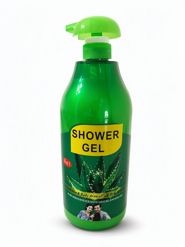 شامپو بدن و ژل شستشوی آلوئه‌ورا ۳ در ۱ پمپی (Aloe Vera Shower Gel 3in1)