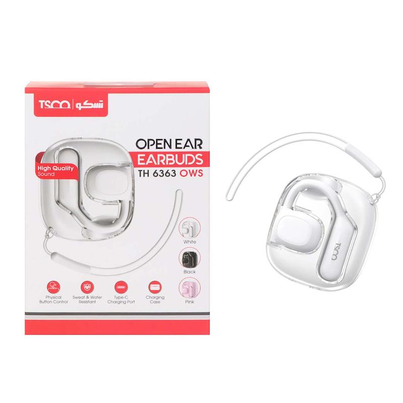 ایرفون بی سیم TSCO مدل TH 6363 OWS - سفید