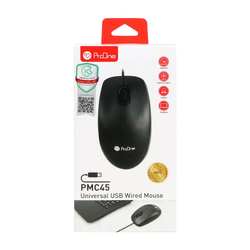 ماوس باسیم ProOne مدل PMC45 - مشکی