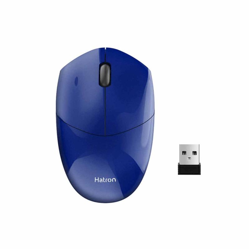 ماوس بی سیم Hatron مدل HMW398SL - آبی