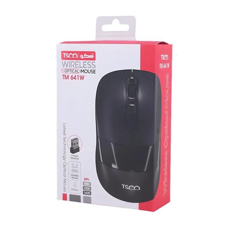 ماوس بی سیم TSCO مدل TM 641W- مشکی