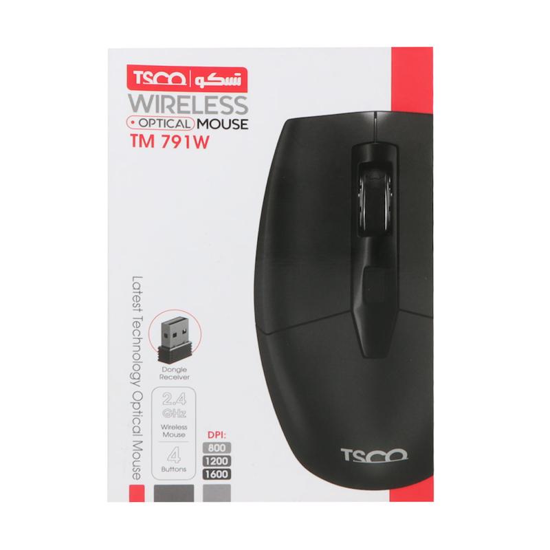 ماوس بی سیم TSCO مدل TM 791W - مشکی