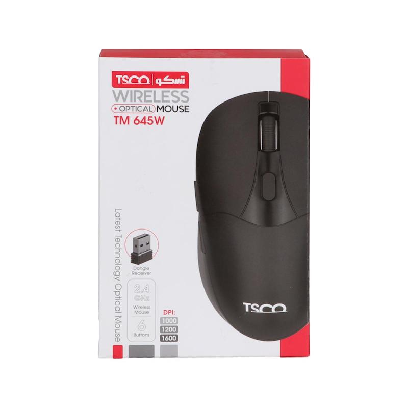 ماوس بی سیم TSCO مدل TM 645W - مشکی