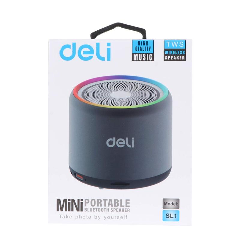 اسپیکر بی سیم Deli مدل SL1 - مشکی