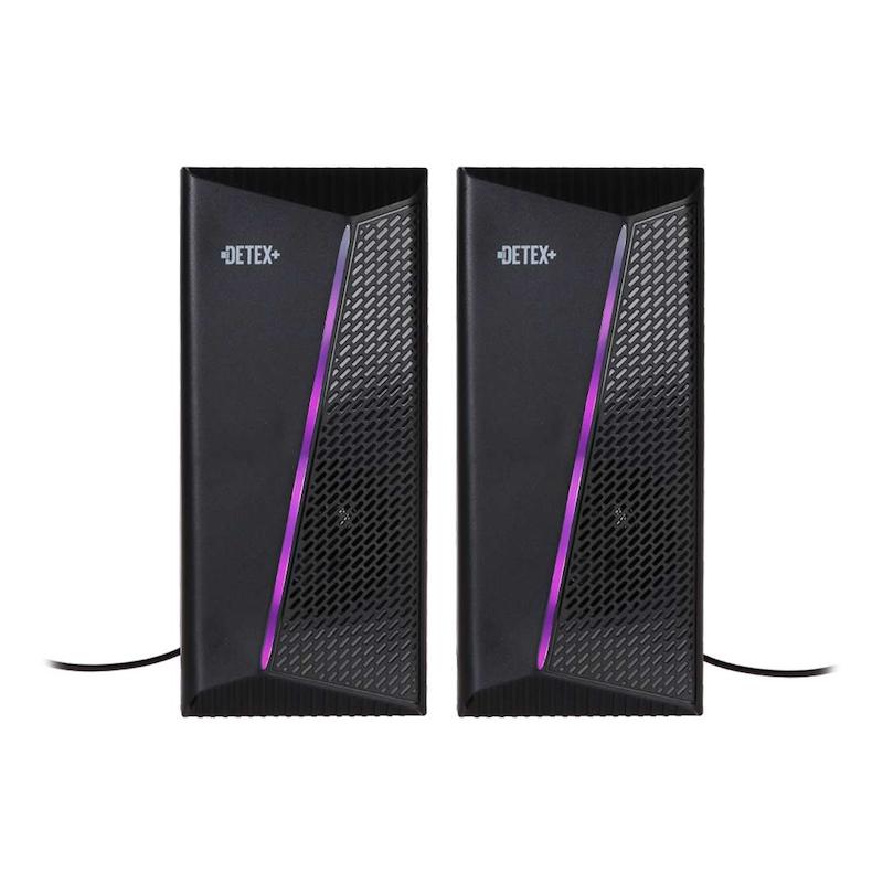 اسپیکر دوتکه رومیزی +DETEX مدل DS917 - مشکی