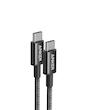 کابل شارژ فست ANKER Type-C to Type-C مدل A8752H11 - مشکی (گارانتی 18ماهه حافظه طلایی ایستا)
