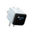 شارژر دیواری فست تک پورت ANKER مدل A121DP31 Nano Charger Foldable 180° 45W - آب