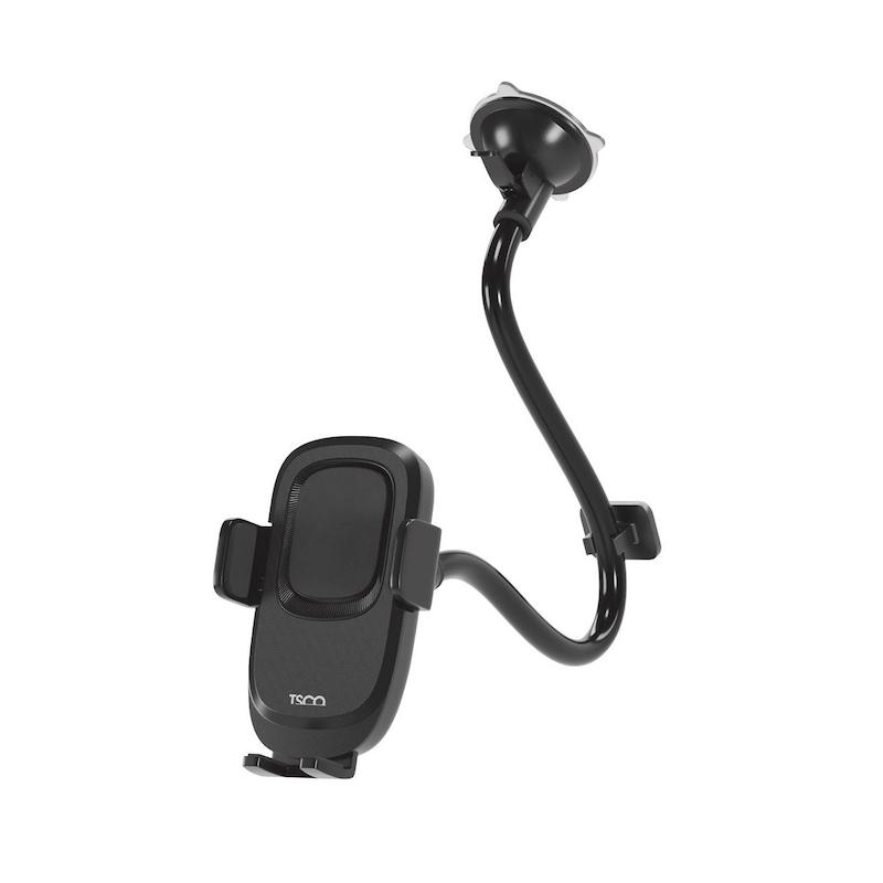 هولدر گوشی موبایل پایه دار TSCO مدل THL 1214 - مشکی (به همراه گیره اتصال به دریچه کولر)س-کپی-کپی
