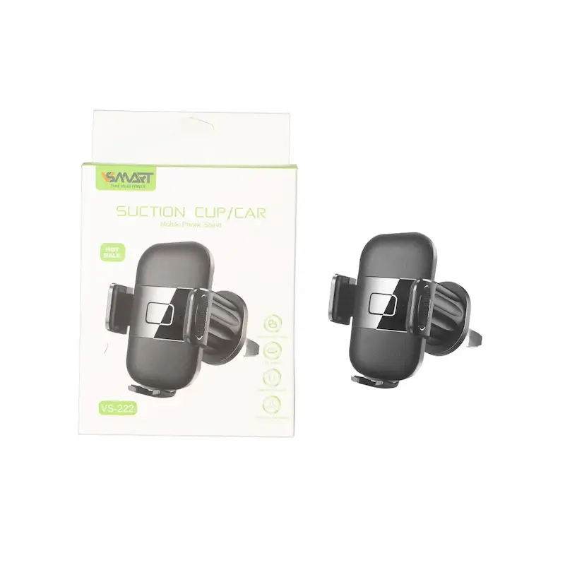 هولدر گوشی موبایل دریچه کولری V-Smart مدل VS-222 - مشکی - BSA