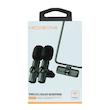 میکروفون یقه ای بی سیم Hicostar Lightning مدل HS-MC522i (دو میکروفون)