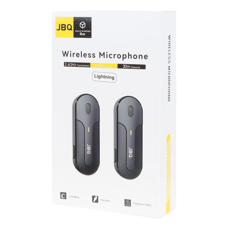 میکروفون بی سیم JBQ Lightning مدل MPH-I8 - مشکی