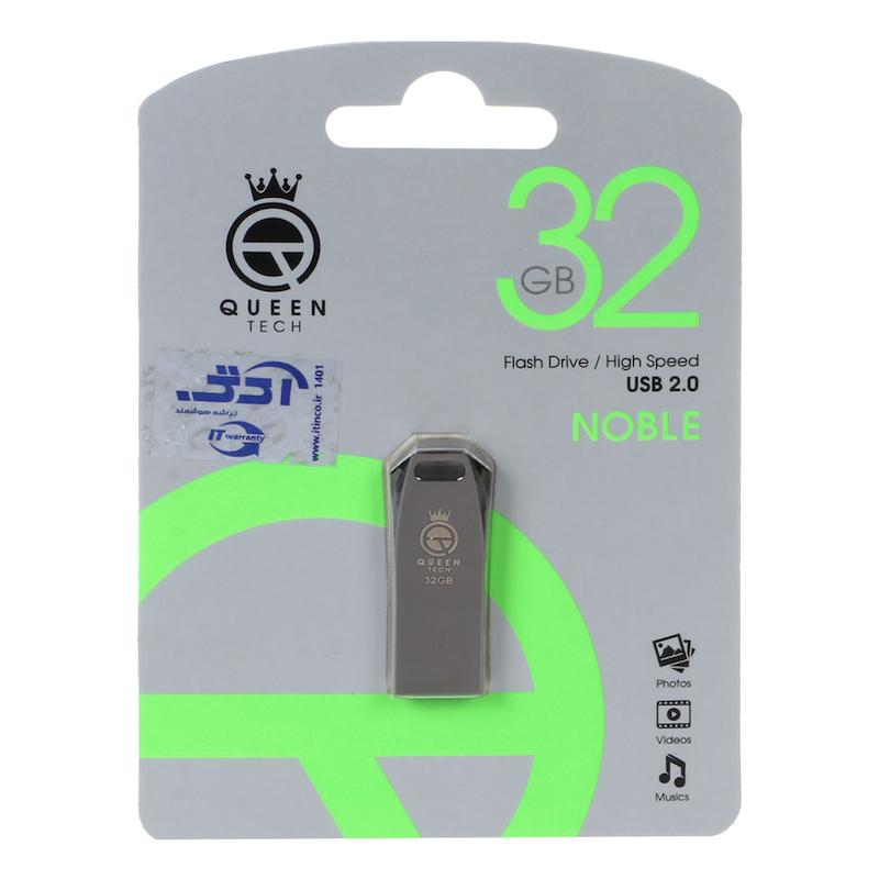 Queen Noble USB2.0 Flash Memory-32GB مشکی (گارانتی مادام العمر شرکت آی تین)