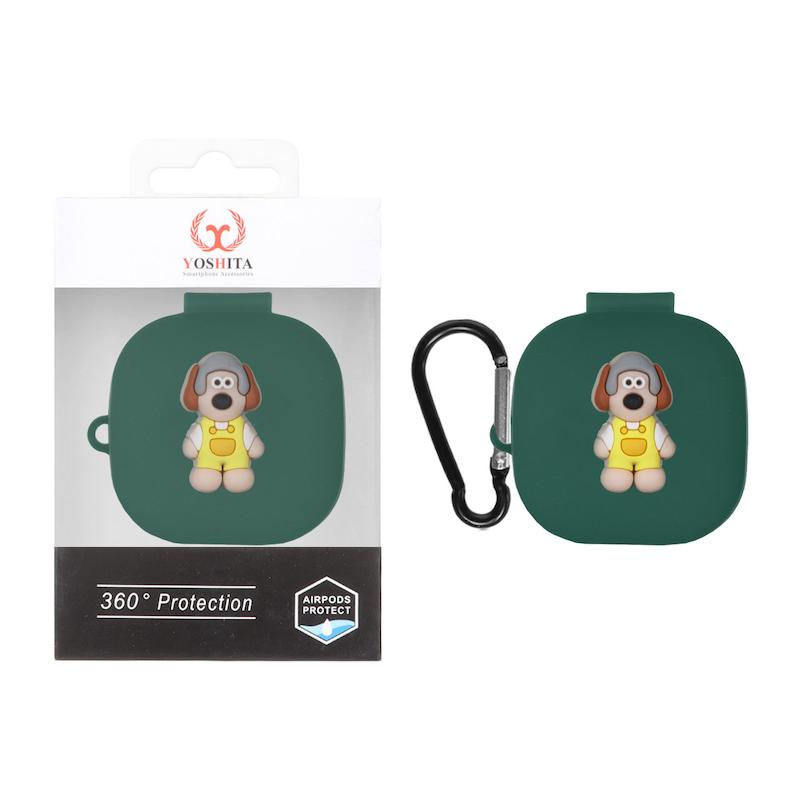 کاور ایرفون سیلیکونی Yoshita عروسک برجسته QCY T13 ANC - طرح 98 (پک دار)