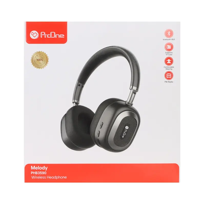 هدفون بی سیم ProOne مدل PHB3590 Melody - مشکی