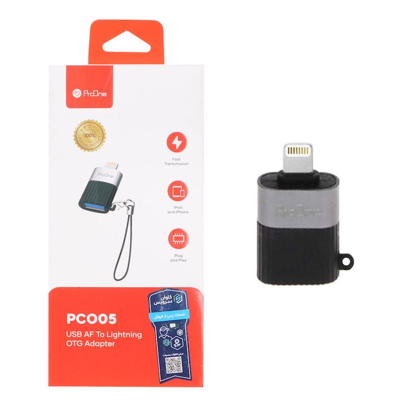 تبدیل Lightning To USB ProOne OTG مدل PCO05