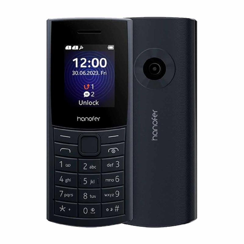گوشی موبایل Hanofer مدل 110 2023 ظرفیت 32 مگابایت - مشکی (سه ماه تعویض)