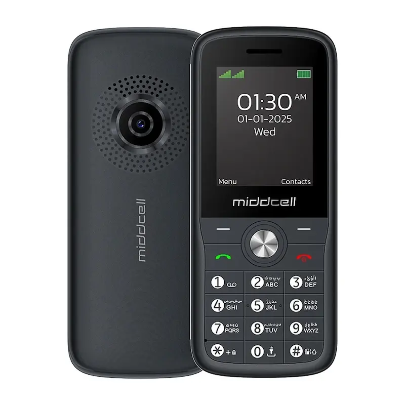 گوشی موبایل Middcell مدل M130 - خاکستری