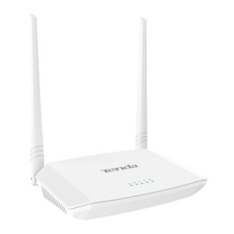 سفید (گارانتی یکساله شرکتی) - V300 N300 Wi-Fi VDSL/ ADSL مدل Tenda مودم روتر
