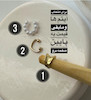 ایرکاف-گوشواره دیزی(جدا جدا)