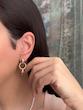 گوشواره نگینی - گوشواره آینه ای