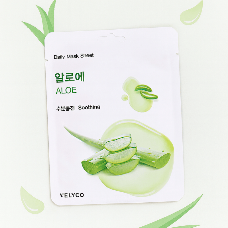 ماسک ورقه‌ای آلوئه ورا ولایکو – آبرسان، ترمیم‌کننده و ضدچروک