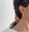 گوشواره مینیمال خط و دایره